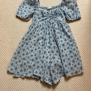 Altar'd State Blue Floral Dress